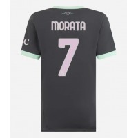 Maglie da calcio AC Milan Alvaro Morata #7 Terza Maglia Femminile 2024-25 Manica Corta